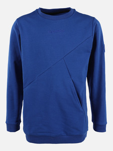 Jungen Sweatshirt mit kleinem Schriftprint
                 
                                                        Blau