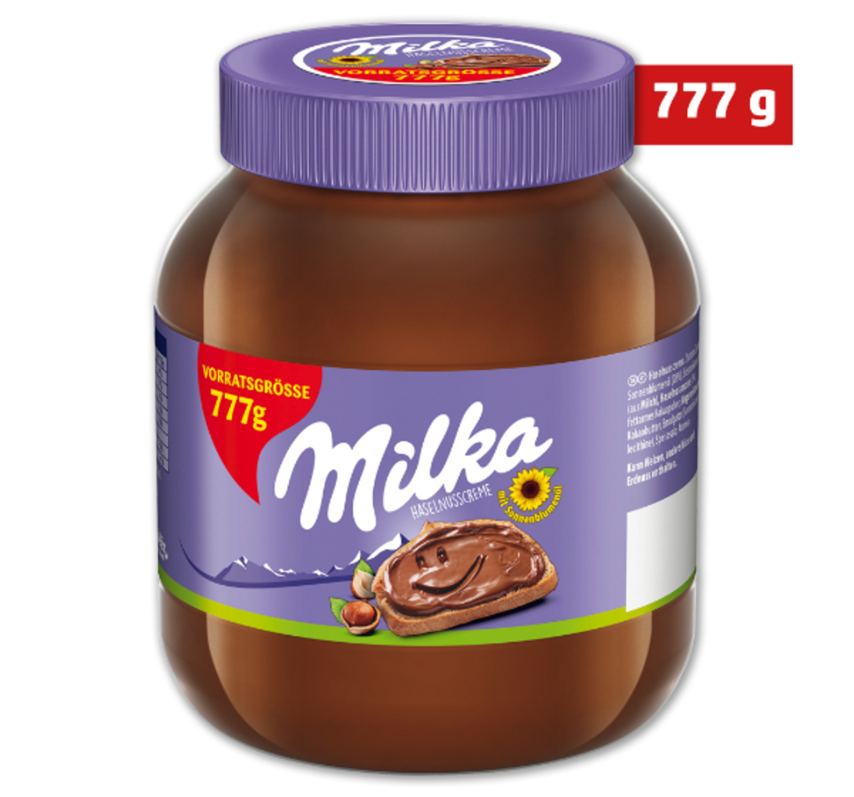 Bild 1 von MILKA Haselnusscreme*