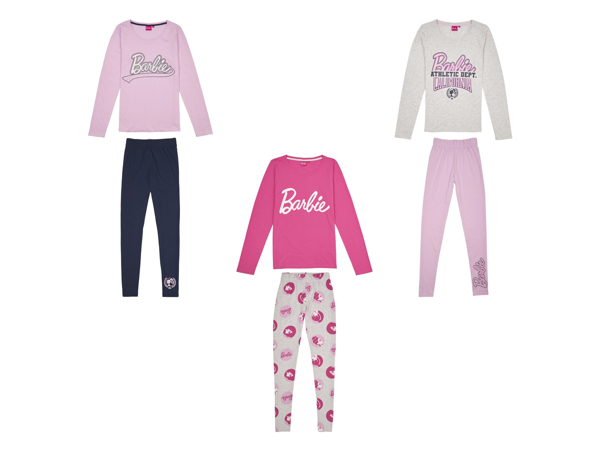 Bild 1 von Barbie Damen Schlafanzug mit Print