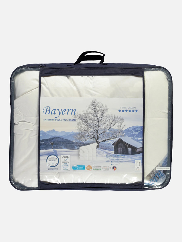 Bild 2 von Daunen Kassettendecke 135x200cm
                 
                                                        Weiß