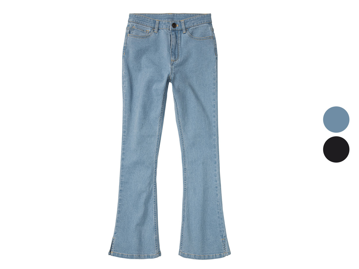 Bild 1 von pepperts!® Kinder Mädchen Jeans, Flare Fit, mit normaler Leibhöhe
