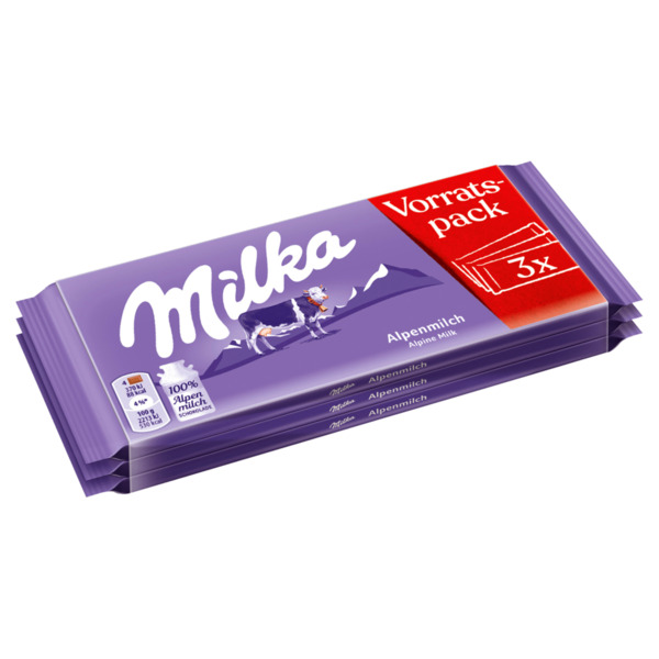 Bild 1 von Milka 3x100 Alpenmilch 300g