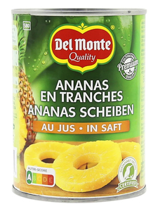 Ananas-Scheiben 350g in Saft