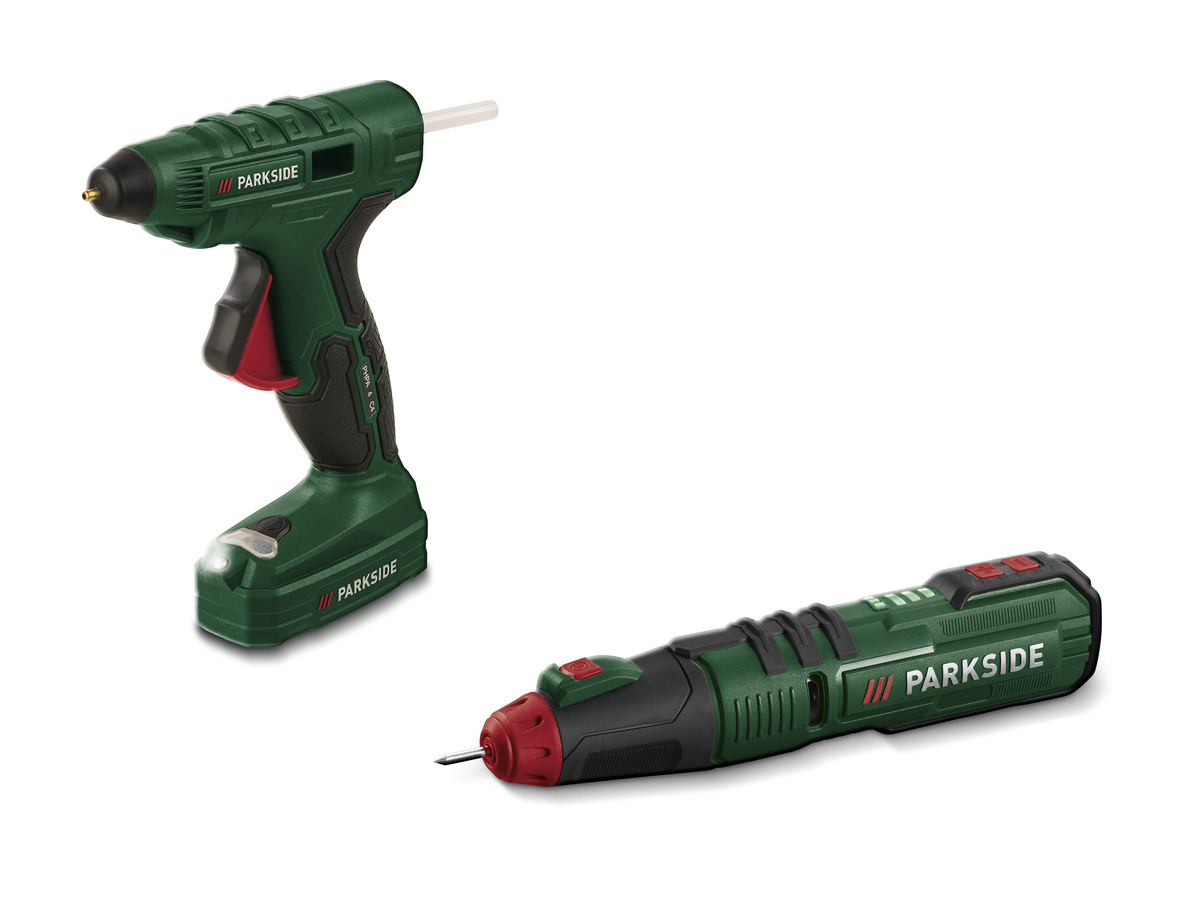 PARKSIDE® 4 V AkkuHeißklebepistole »PHPA 4« / Graviergerät »PAGG 4« von Lidl ansehen!