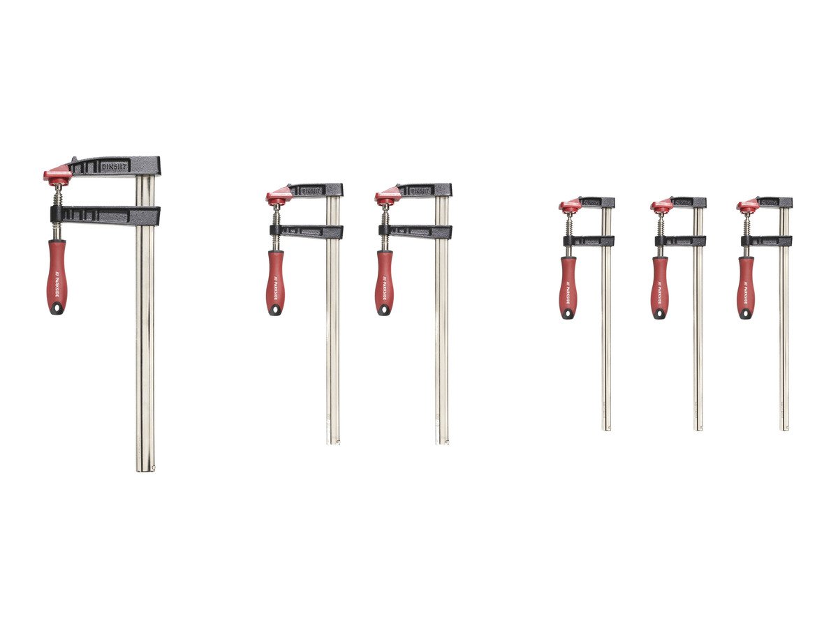 Bild 1 von PARKSIDE® Metall-Schraubzwingen, 2-Komponenten-Griff