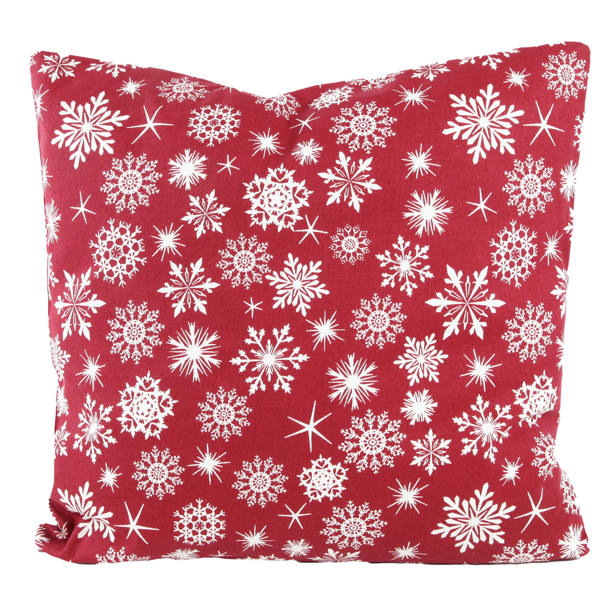 Bild 1 von Kissen mit Schneeflockenmotiv 45x45cm
                 
                                                        Rot