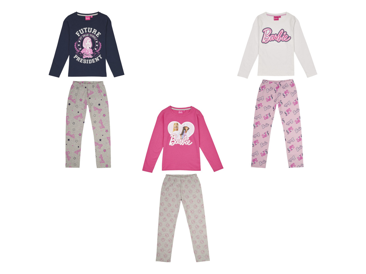 Bild 1 von Barbie Kleinkinder / Kinder Mädchen Pyjama mit Print