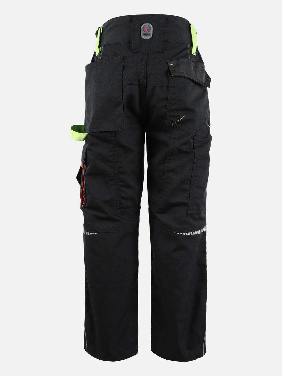 Bild 2 von Kinder Arbeitshose mit Neondetails
                 
                                                        Schwarz