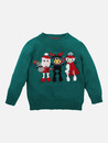 Produktbild von Weihnachtspullover Mit Led Kinder - Sweatshirt Mit Rundhalsausschnitt
