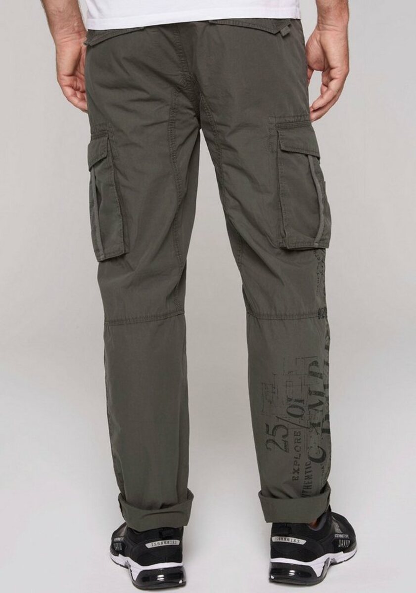 Bild 1 von CAMP DAVID Cargohose mit Logoschriftzug, Grau