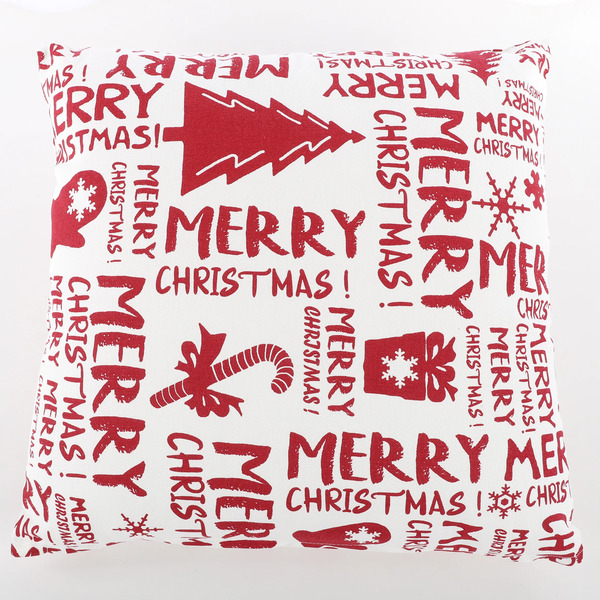 Bild 2 von Dekokissen mit Weihnachtsmotiv, 45x45cm
                 
                                                        Weiß