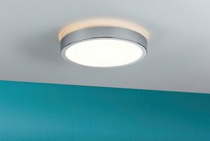 Paulmann LED Deckenleuchte Aviar, LED fest integriert, Warmweiß, Silberfarben