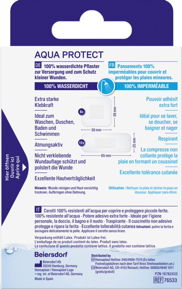 Bild 3 von Hansaplast Aqua Protect Pflaster