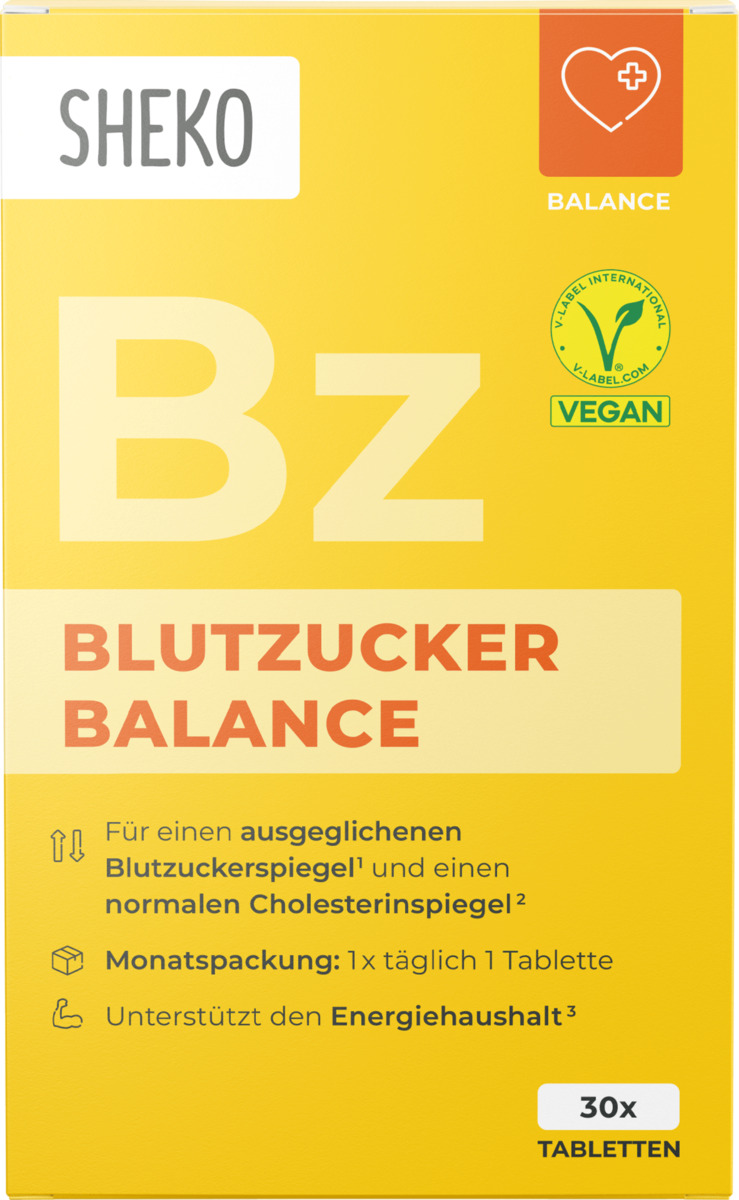 Bild 1 von Sheko Blutzucker Balance Tabletten
