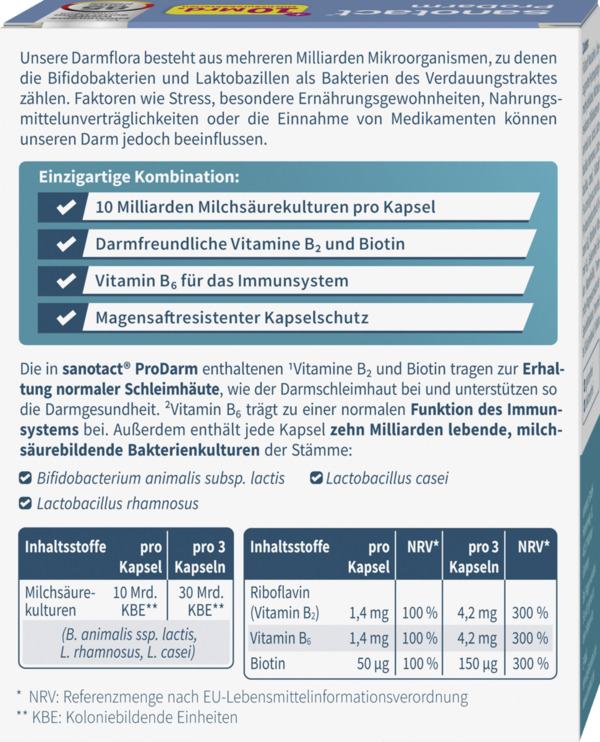 Bild 4 von sanotact® ProDarm Kapseln