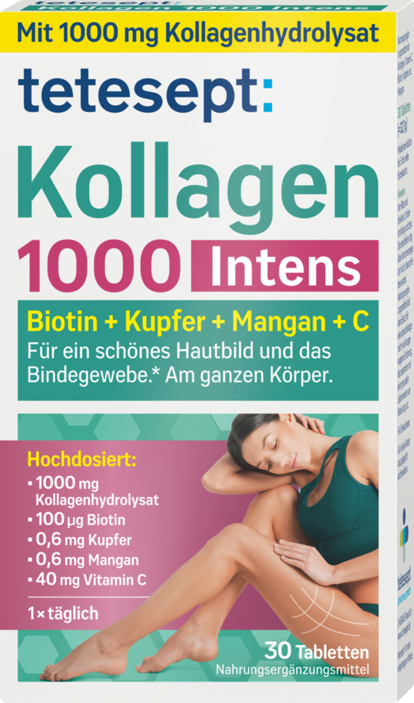 Bild 1 von tetesept Kollagen 1000 Intens