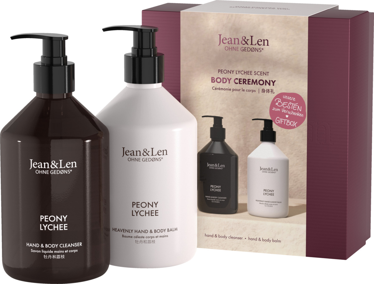 Bild 2 von Jean&Len Body Ceremony Pfingstrose Lychee Geschenkset