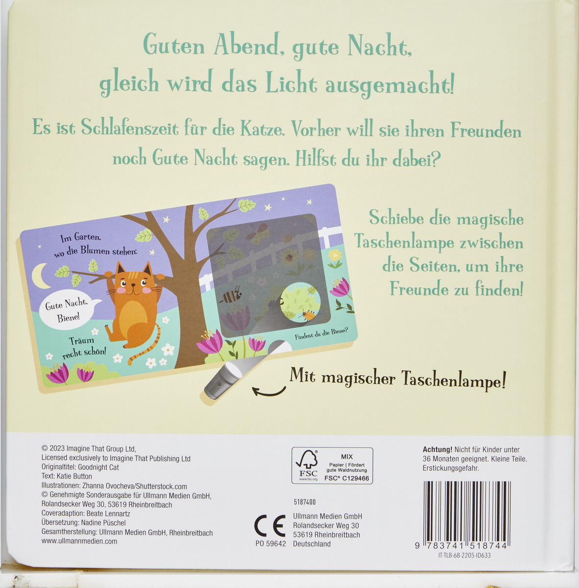 IDEENWELT Taschenlampenbuch "Gute Nacht Katze!" von ROSSMANN ansehen!
