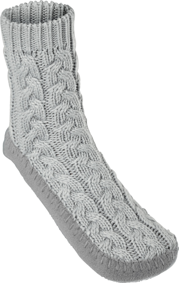 Bild 2 von IDEENWELT Hausschuhsocke grau 39/40