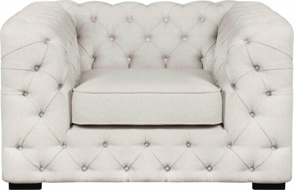 Bild 1 von Guido Maria Kretschmer Home&Living Chesterfield-Sessel Kalina, mit klassischer Chesterfield-Knopfheftung, Beige