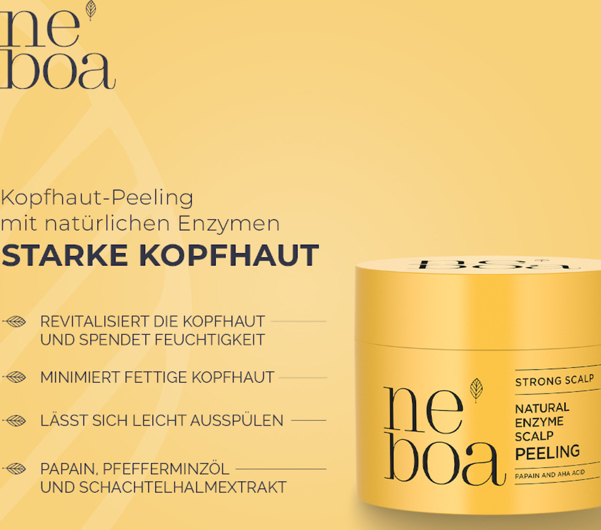 Bild 2 von neboa Scalp Renew Natural Enzympeeling