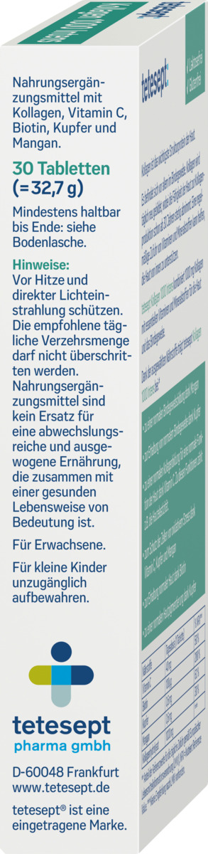 Bild 1 von tetesept Kollagen 1000 Intens