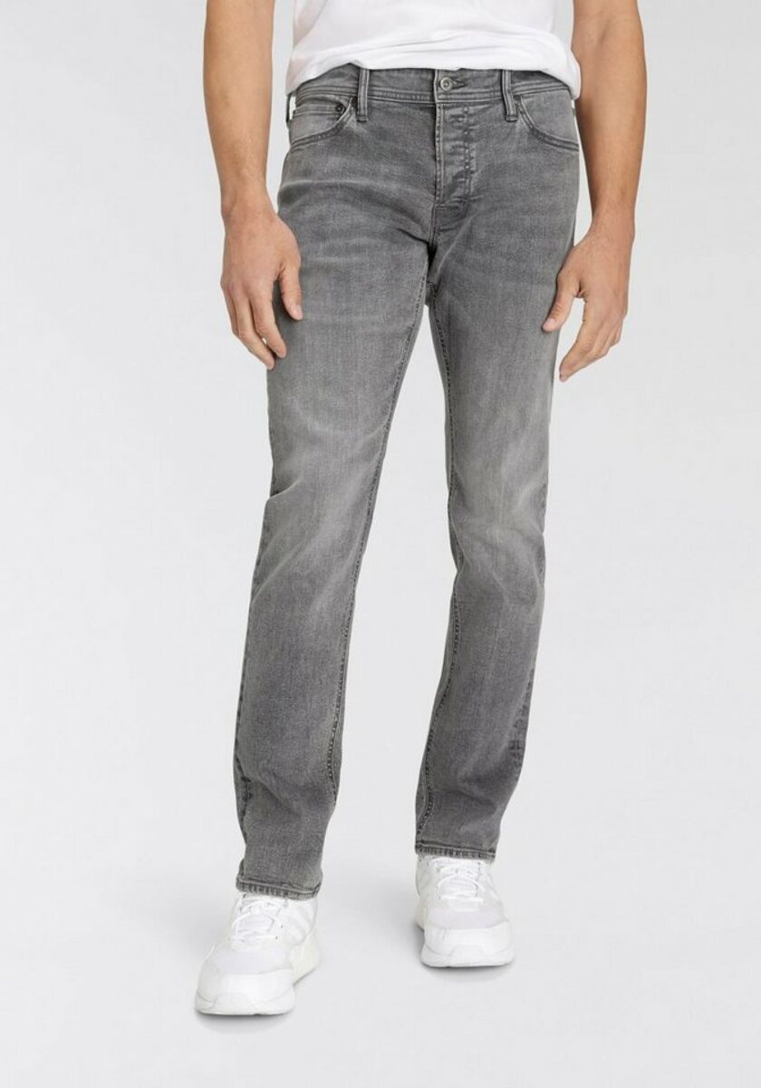 Bild 1 von Jack & Jones Slim-fit-Jeans JJ JJIGLENN JJORIGINAL, Grau
