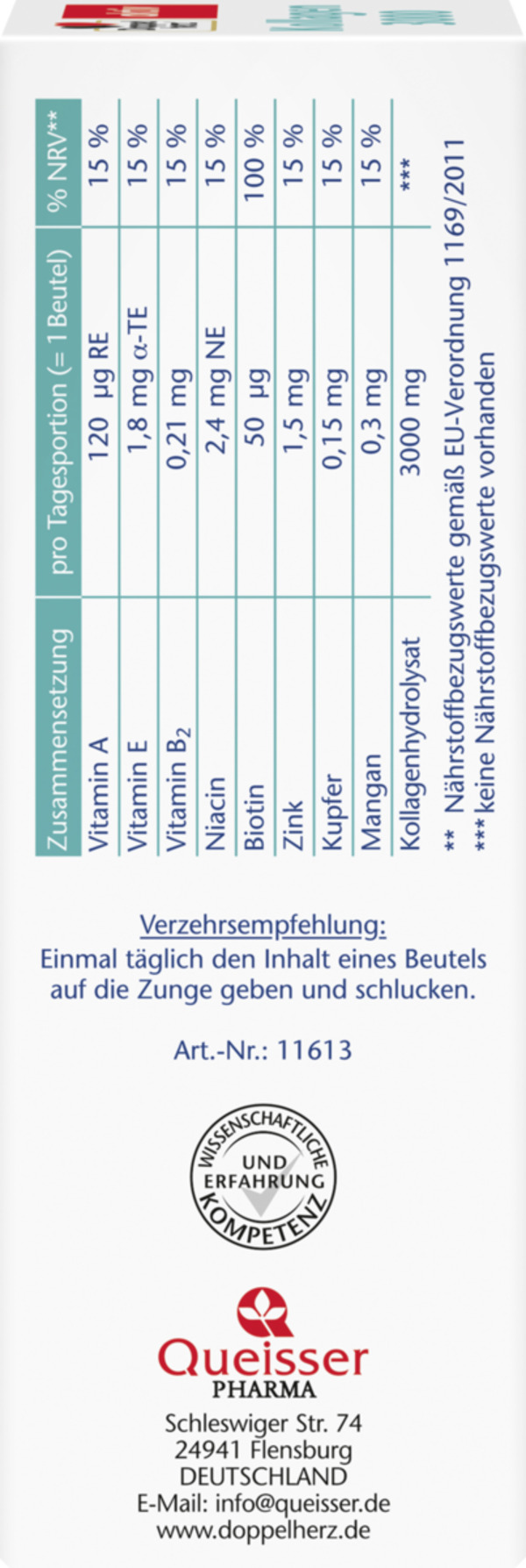 Bild 2 von Doppelherz aktiv Kollagen 3000 Liquid