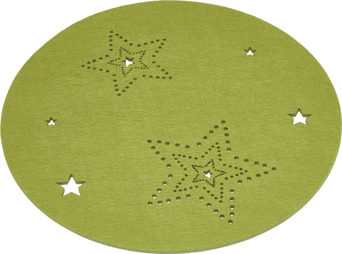 Bild 1 von IDEENWELT Filz-Set rund grün