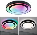 Bild 1 von Paulmann Deckenleuchte Rainbow, LED fest integriert, Tageslichtweiß, Schwarz|weiß