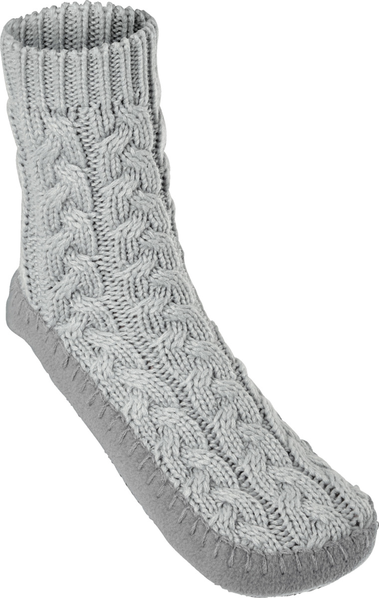 Bild 2 von IDEENWELT Hausschuhsocke grau 41/42