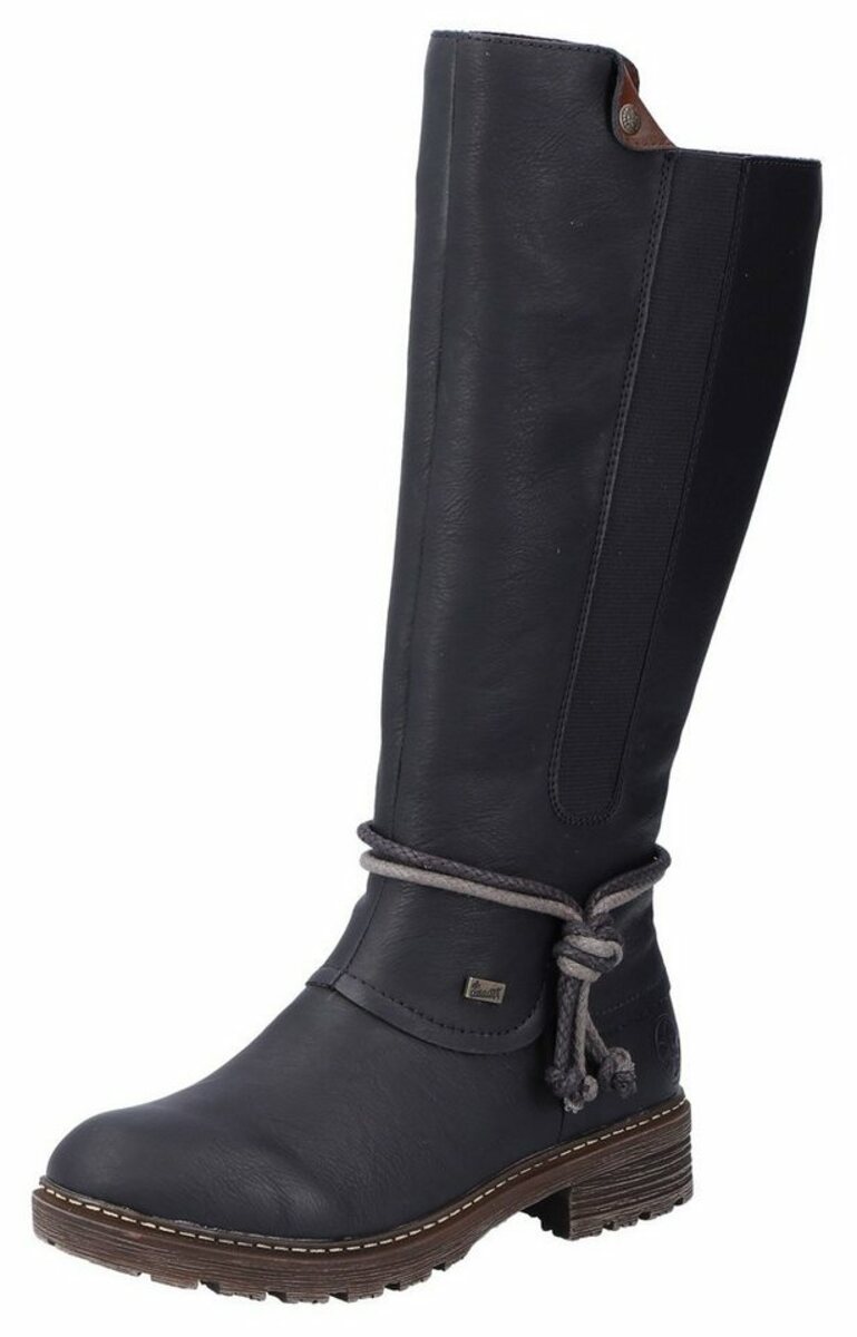 Bild 1 von Rieker Winterstiefel mit seitlichem Stretcheinsatz, Schwarz