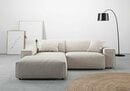 Bild 1 von Andas Ecksofa Glimminge, Breite 234, auch in Breitcord + Easy care-Bezug, Zierkissen, Beige