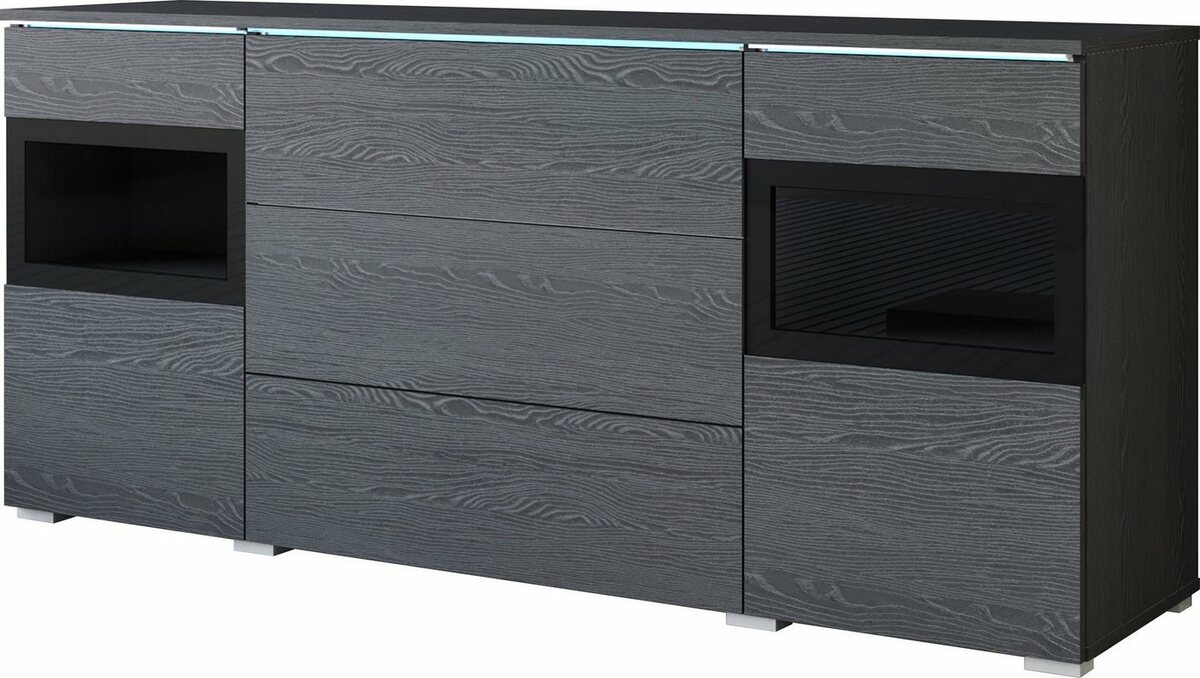 Bild 1 von INOSIGN Sideboard Vera, Breite 150 cm, ohne Beleuchtung, Schwarz