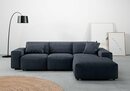 Bild 1 von Andas Ecksofa Glimminge, Breite 264, auch in Breitcord + Easy care-Bezug, Zierkissen, Blau