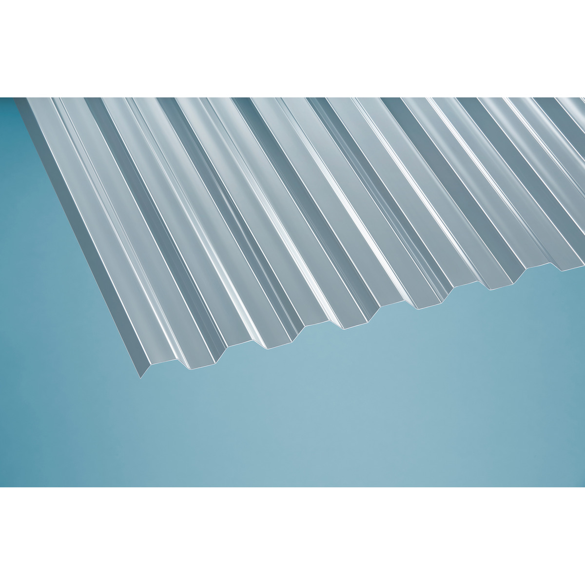 Bild 1 von Gutta PET-Wellplatte 'Sinus' klar 200 x 109 cm