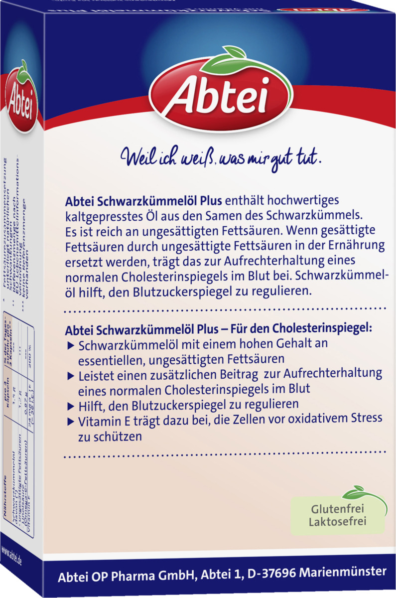 Bild 4 von Abtei Schwarzkümmelöl Plus Kapseln