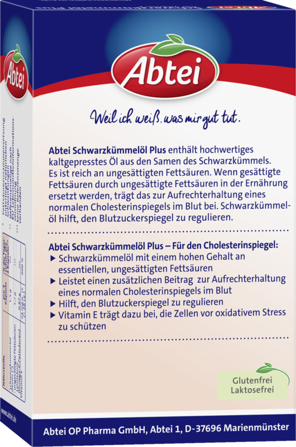 Bild 4 von Abtei Schwarzkümmelöl Plus Kapseln