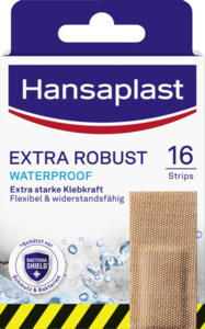 Hansaplast Extra Robust Waterproof Widerstandsfähiges Textil-Pflaster