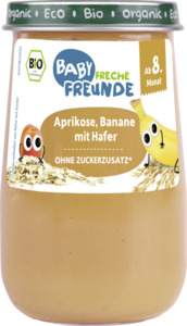 Freche Freunde Bio Baby Aprikose, Banane mit Hafer