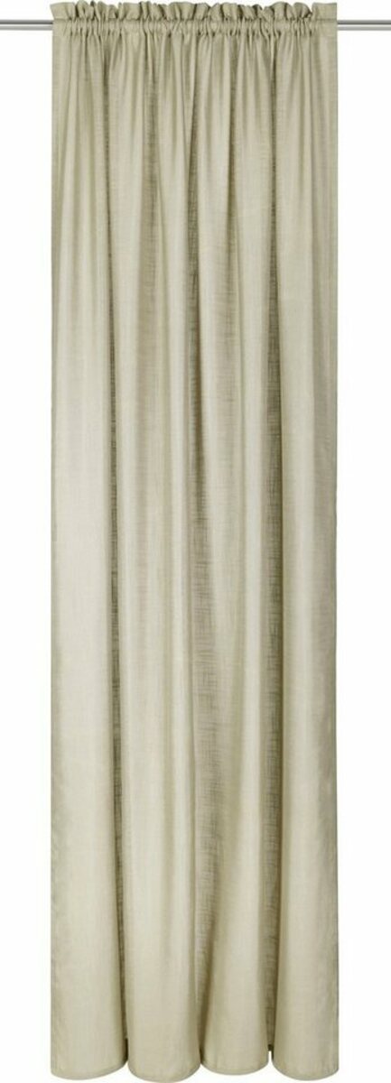 Bild 1 von Gardine Marusha, LeGer Home by Lena Gercke, Stangendurchzug (1 St), halbtransparent, 1 Schal, Leinenoptik, gewebt, verschiedene Größen, Grün