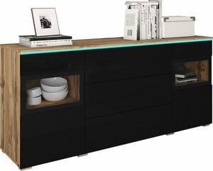 INOSIGN Sideboard Vera, Breite 150 cm, ohne Beleuchtung, Braun|schwarz