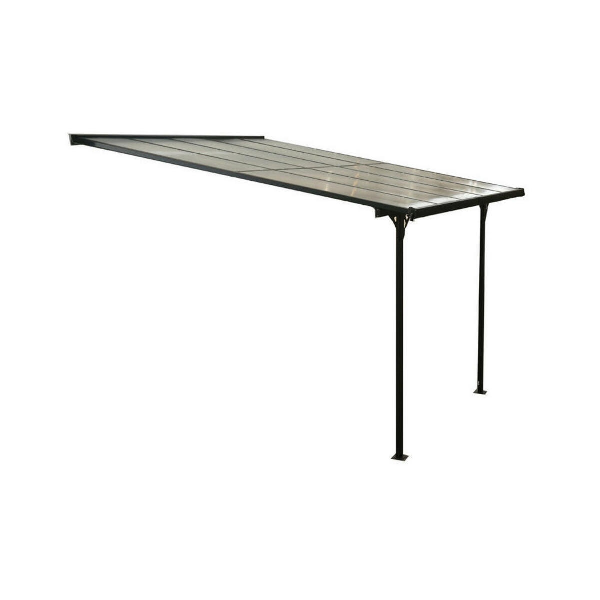 Bild 1 von Westmann Terrassenüberdachung Bruce schwarz Aluminium B/H/T: ca. 313x270x300 cm