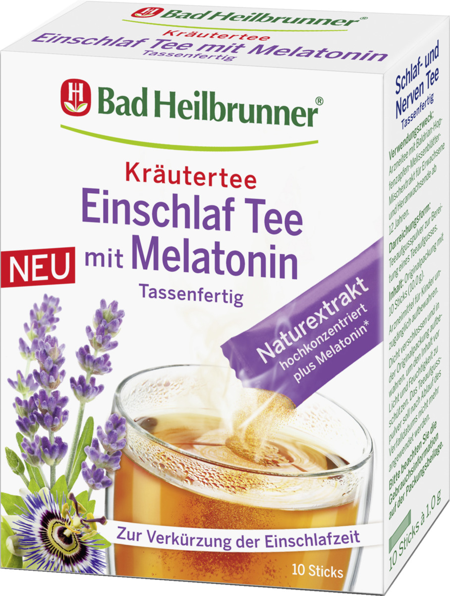 Bild 1 von Bad Heilbrunner Einschlaf Tee mit Melatonin
