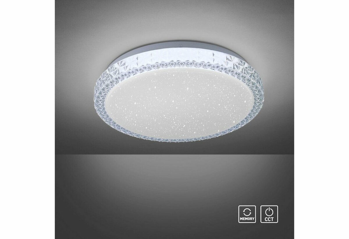 Bild 1 von Leuchten Direkt Deckenleuchte FRIDA, Memory, nach Trennung vom Netz, LED fest integriert, warmweiß - kaltweiß, LED, CCT - über Schalter, Memory, nach Trennung vom Netz, Weiß
