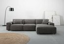 Bild 1 von Andas Ecksofa Glimminge, Breite 294, auch in Breitcord + Easy care-Bezug, Zierkissen, Grau