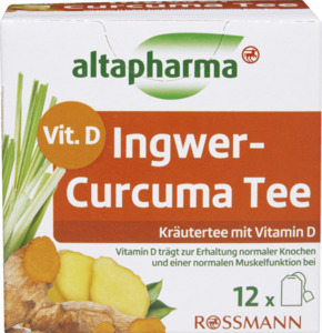 altapharma Kräutertee Ingwer-Curcuma