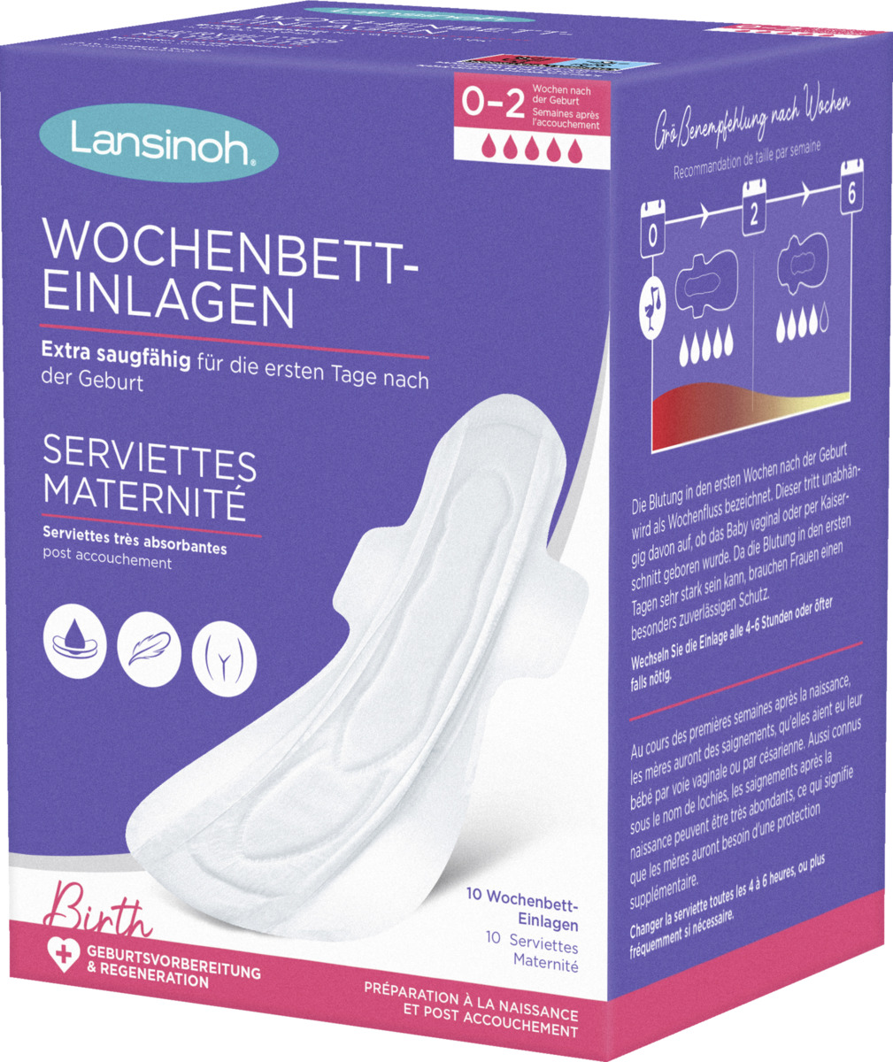 Bild 1 von Lansinoh Wochenbett-Einlagen