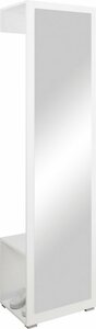 INOSIGN Garderobenschrank Paris mit 1 Kleiderstange und 1 Frontspiegel (Höhe 190 cm), Weiß