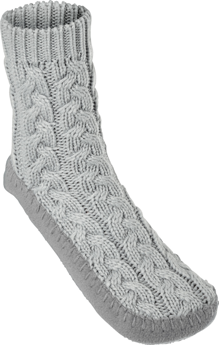 Bild 2 von IDEENWELT Hausschuhsocke grau 37/38